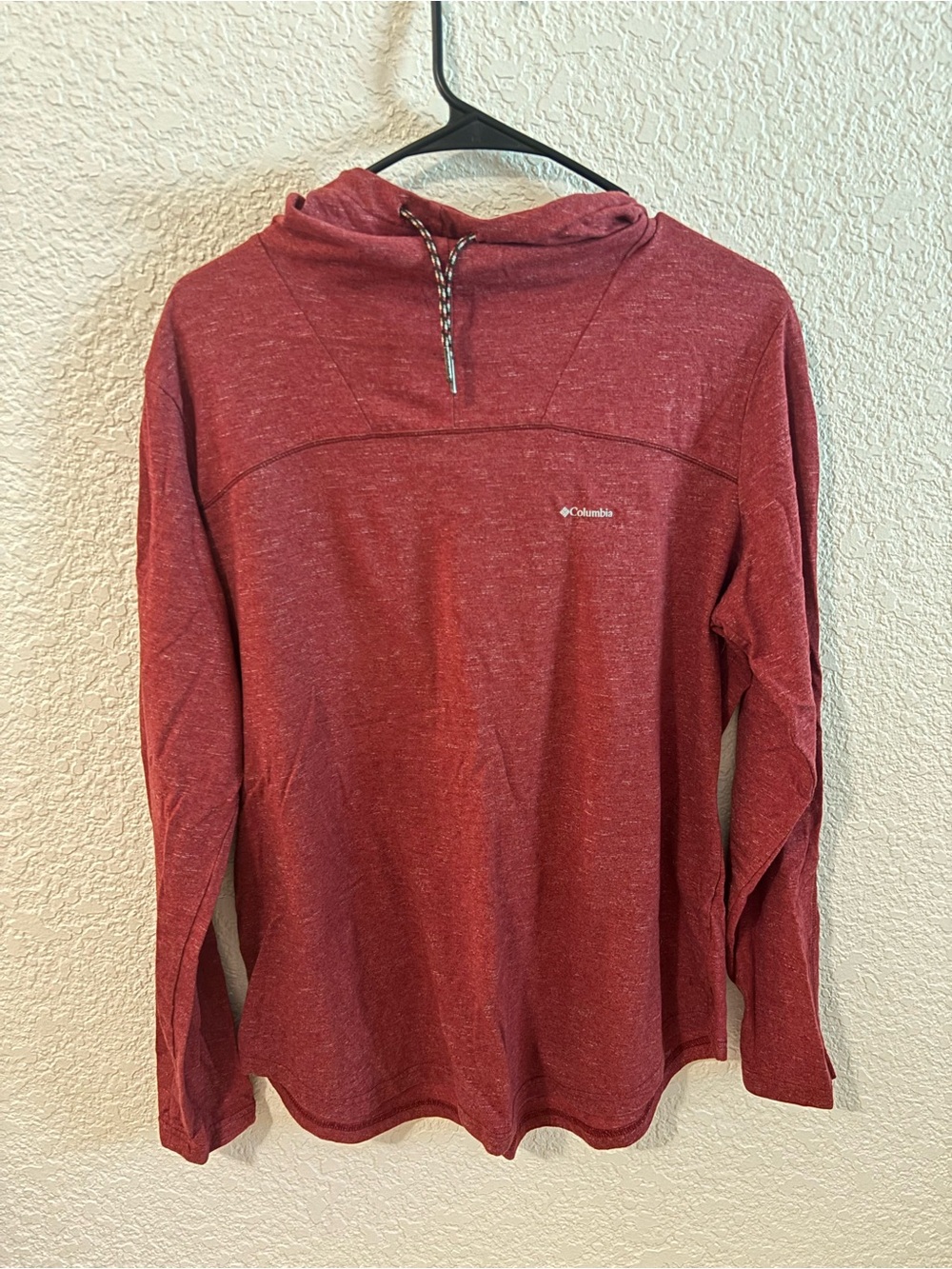 Columbia Omni-Wick Pullover Hoodie - Maroon Heather